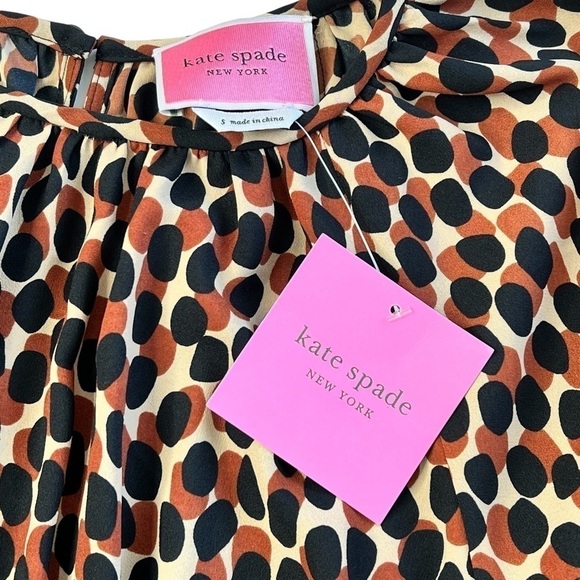 NWT KATE SPADE Dotty Leopard Spin Dress Size 2 - Picture 11 of 16